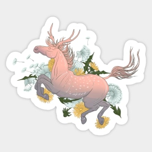 Spring horse 2 Sticker